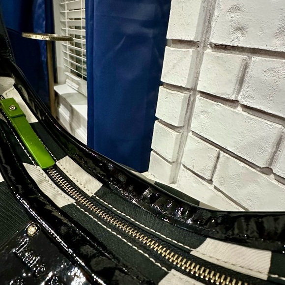 kate spade Black and White Striped Hobo Bag - Picture 2 of 6